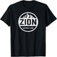 Retro Zion National Park Utah Mountain Women Men Kids Hiking T-Shirt - T-Shirt | Black
