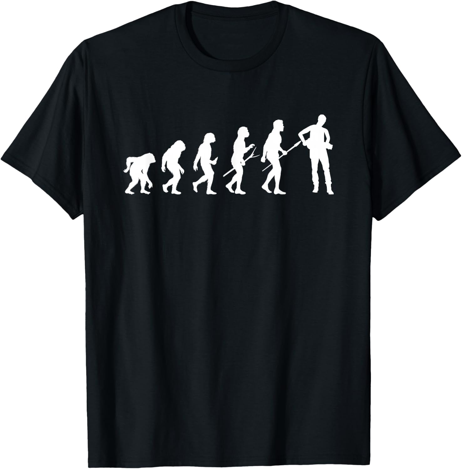 Hurdy-Gurdy Evolution Design for a Hurdy Gurdy lover T-Shirt - T-Shirt | Black