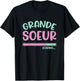 Kids Pregnancy Announcement for Girls Je Vais être une Grande Soeur T-Shirt - T-Shirt | Black