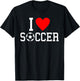 I love Soccer T-Shirt - T-Shirt | Black
