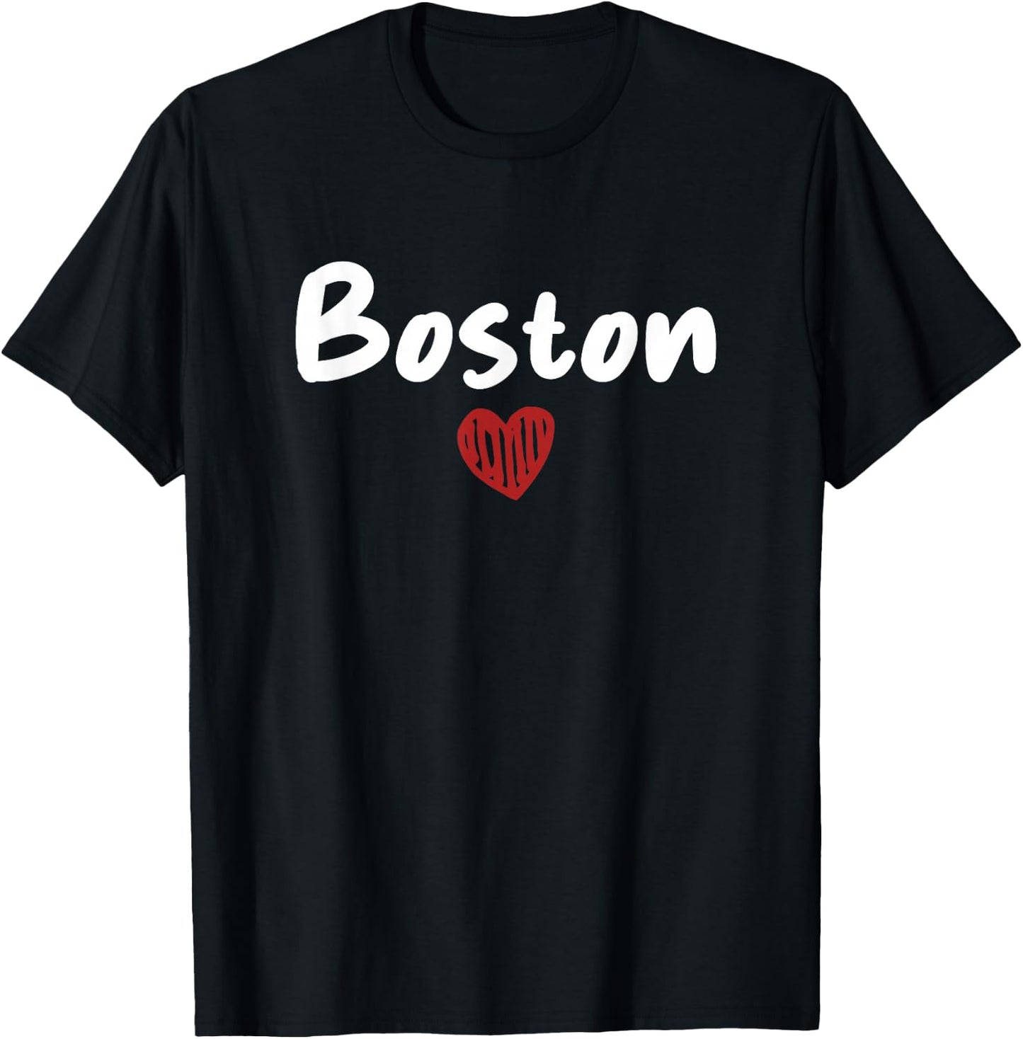 Boston - I Love Boston - Throwback Design - Classic T-Shirt - T-Shirt | Black