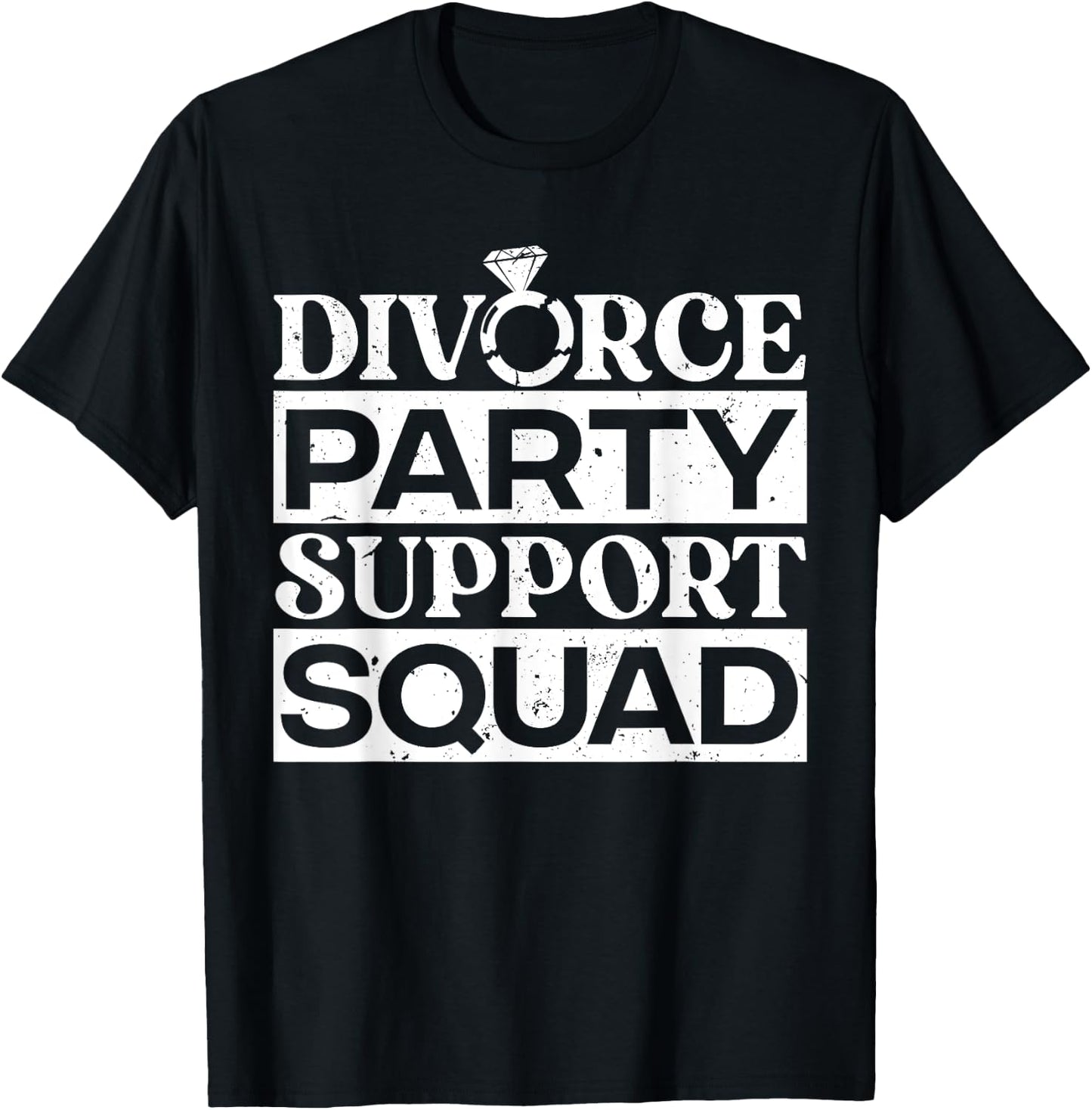 Cool Divorce Art Women Divorcing Divorced Divorcee T-Shirt - T-Shirt | Black