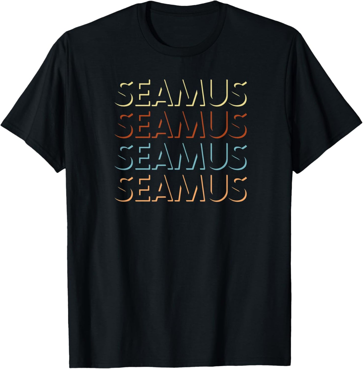 Seamus First Name My Personalized Named T-Shirt - T-Shirt | Black