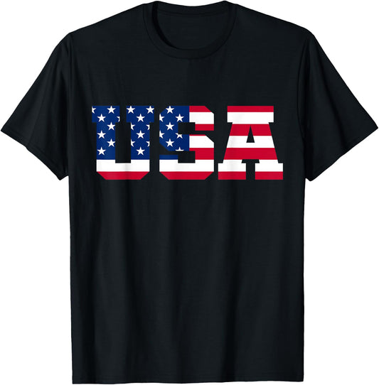 USA T-Shirt - T-Shirt | Black