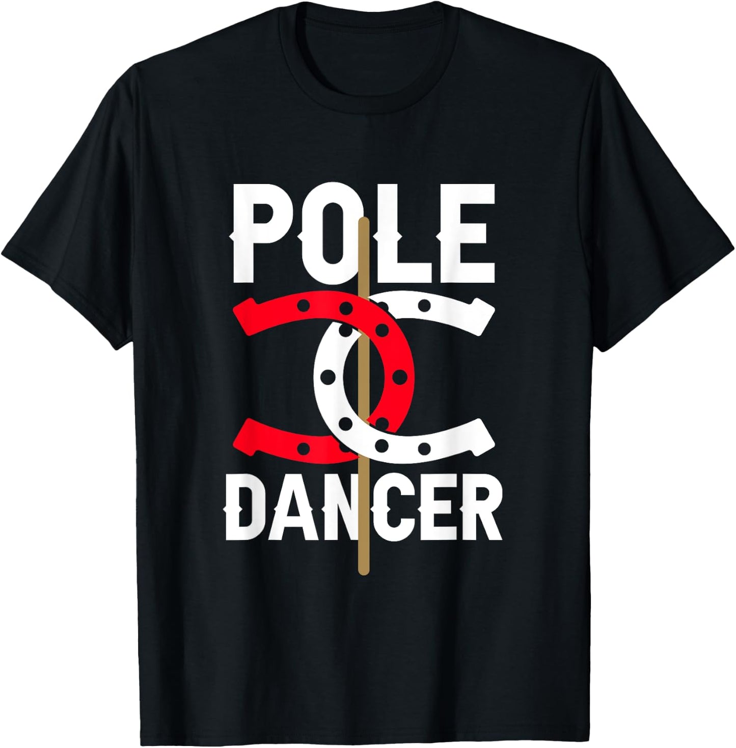 Horseshoe throwing T-Shirt - T-Shirt | Black