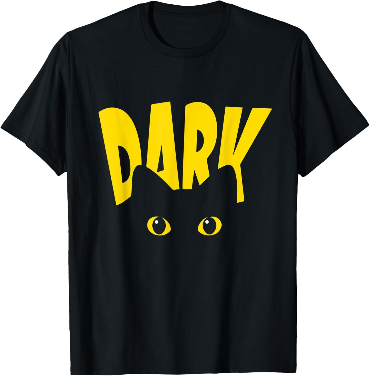 Black Cat Yellow Eyes Shirt , Funny Black Cat Owner Men Women T-Shirt - T-Shirt | Black