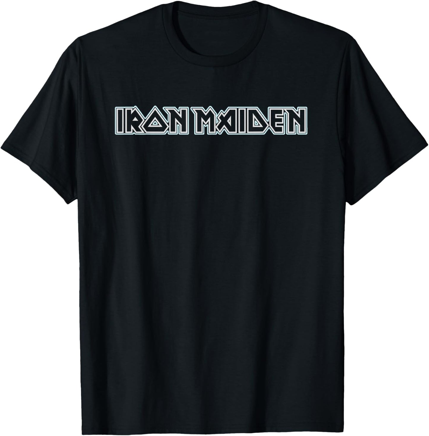 Iron Maiden - Blue Logo T-Shirt - T-Shirt | Black