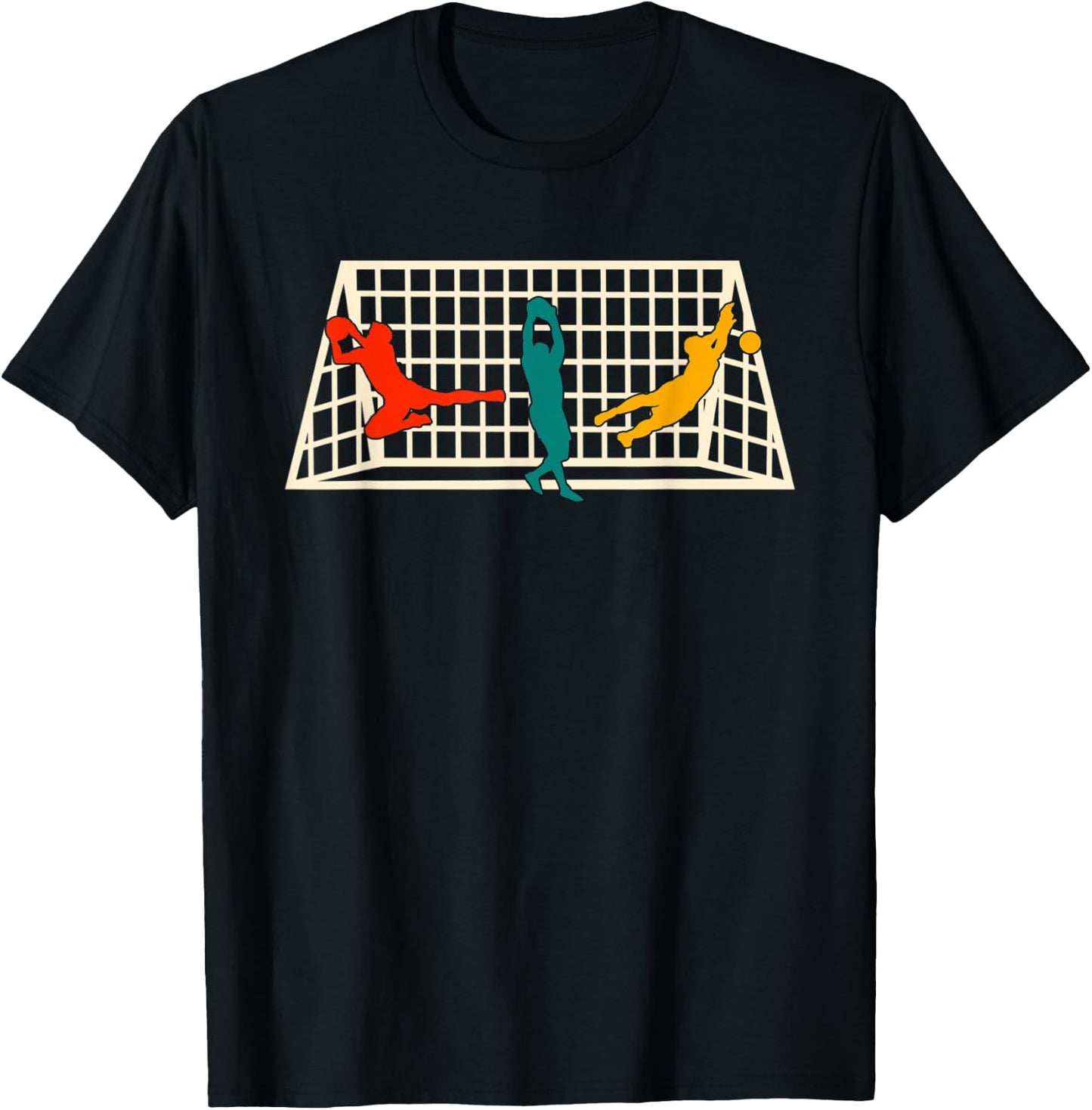 Goalie Goalkeeper Soccer Player Sport Team Keeper Goaltender T-Shirt - T-Shirt | Black