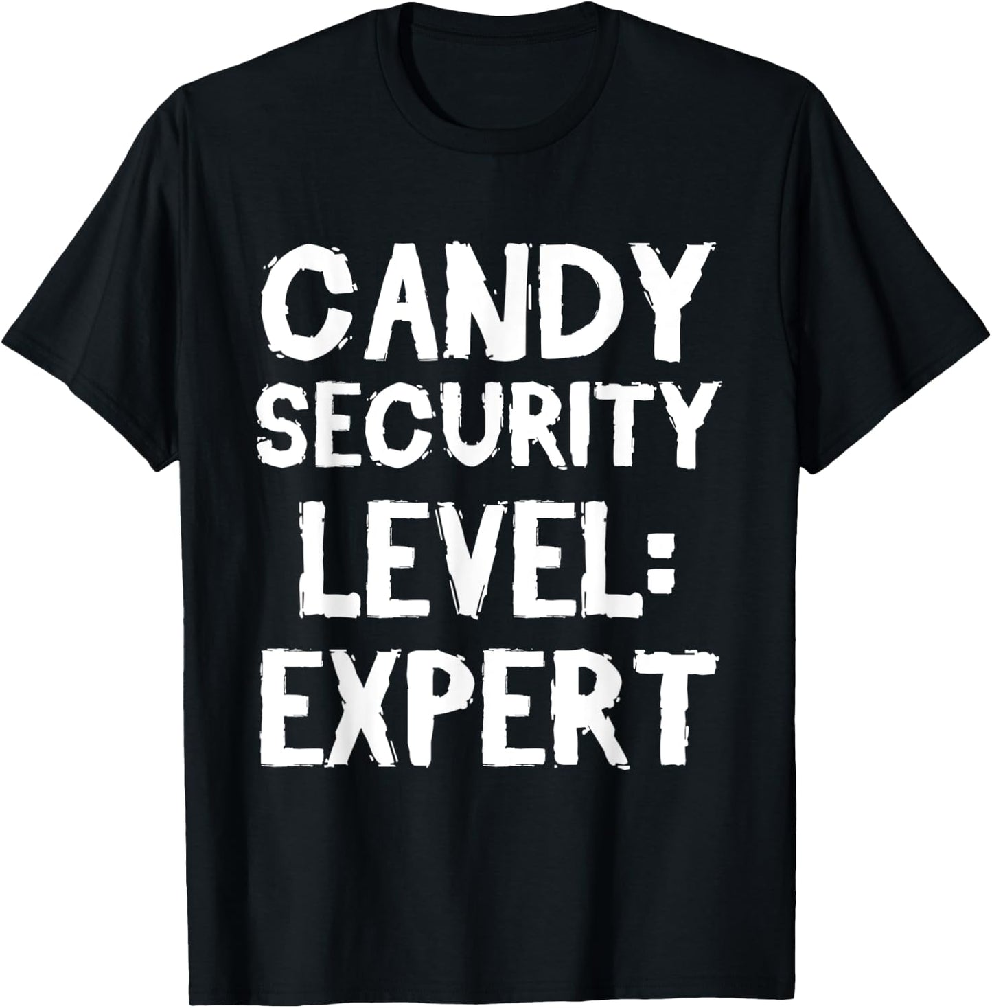 Candy Security Funny Halloween Party T-Shirt - T-Shirt | Black