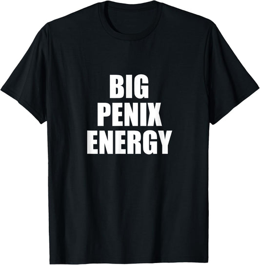 Big Penix Energy Washington Football T-Shirt - T-Shirt | Black