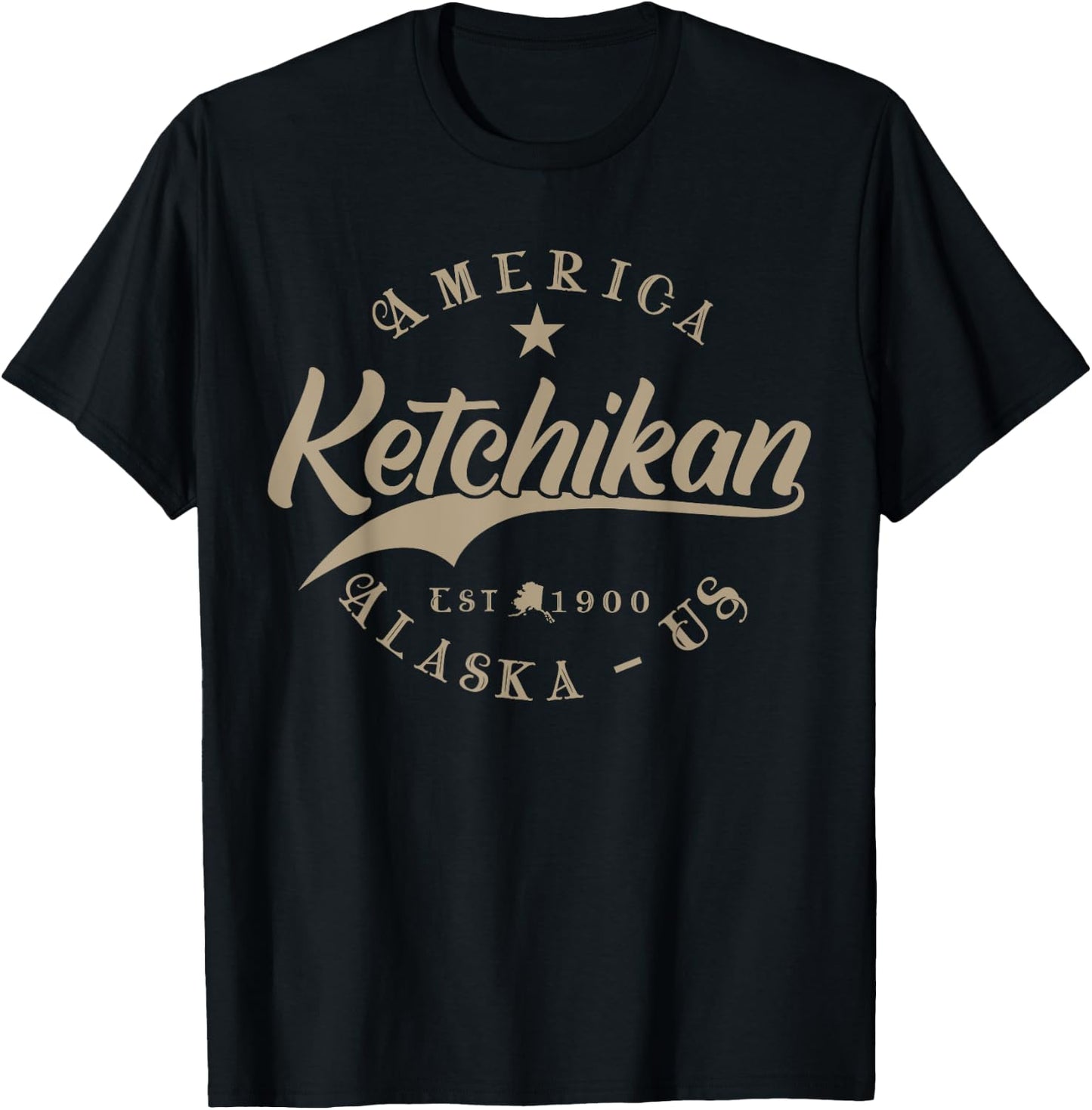 Ketchikan AK | Alaska T-Shirt - T-Shirt | Black