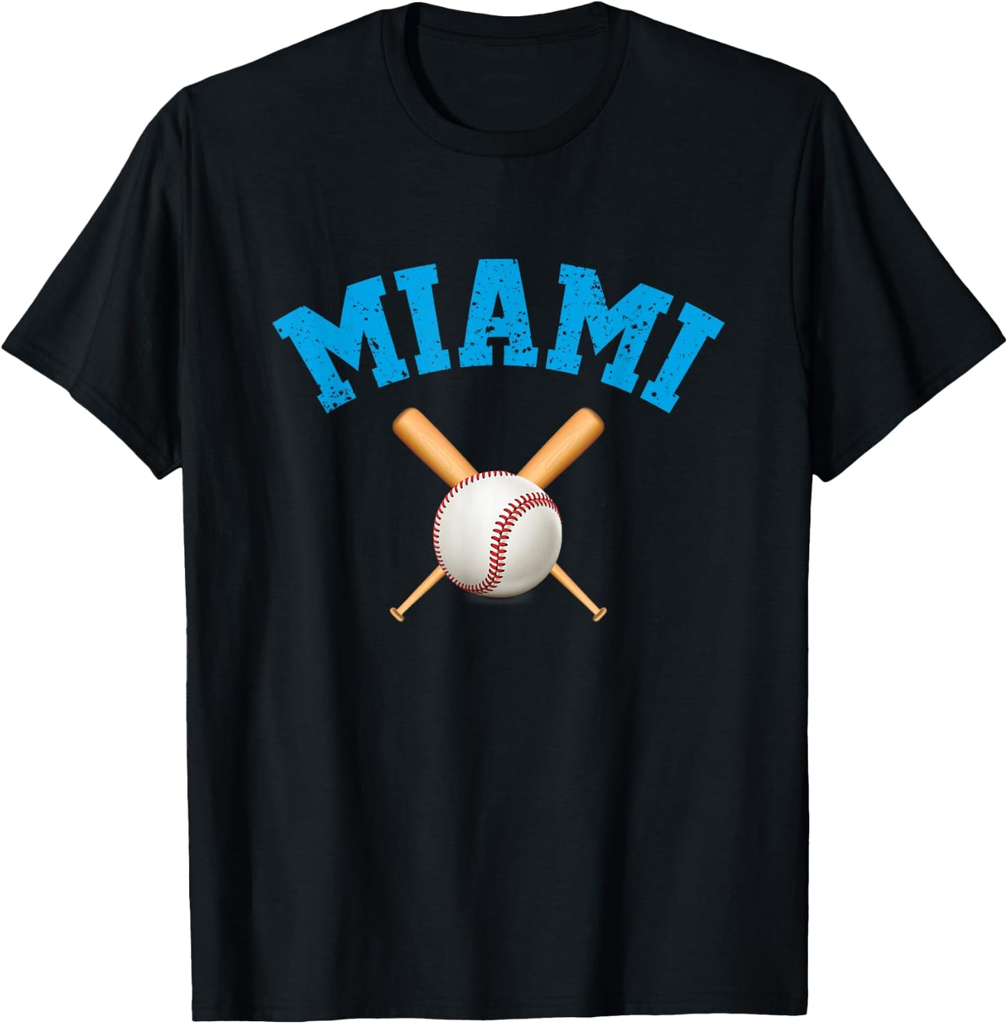 Miami Baseball T-Shirt - T-Shirt | Black