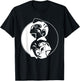 Pug Yin Yang Pugs Owner Dog Breed Animal Lover Pet Fans Men Women T-Shirt - T-Shirt | Black