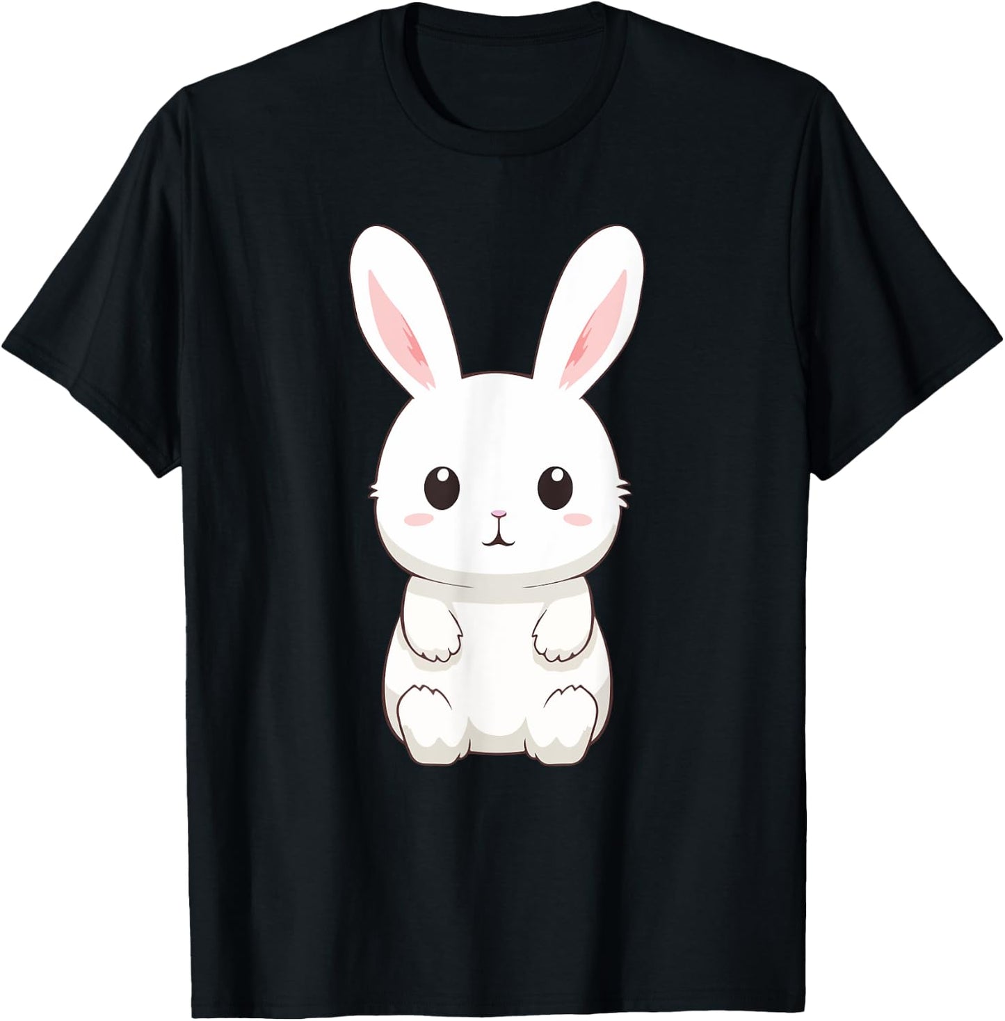 Kawaii Bunny T-Shirt - T-Shirt | Black