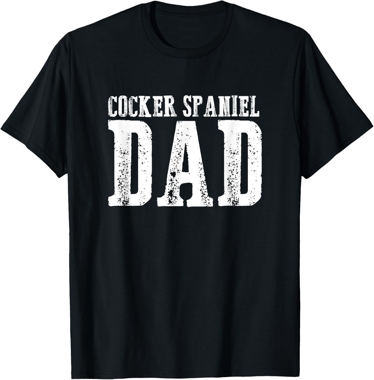 Cocker Spaniel Dad T-Shirt - T-Shirt | Black