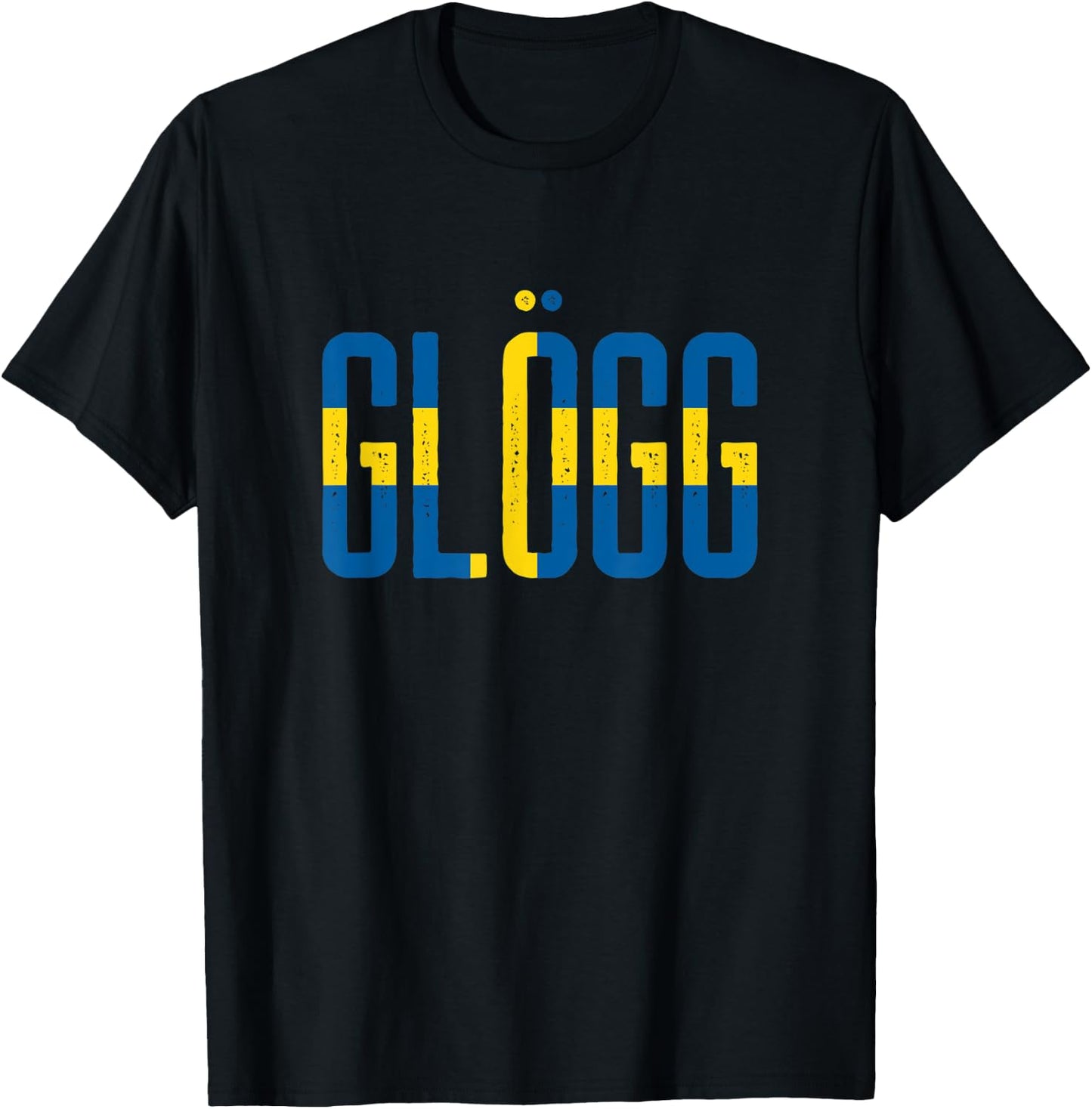 GLÖGG Sweden Flag Swedish Glogg Advent Season Mulled Wine T-Shirt - T-Shirt | Black