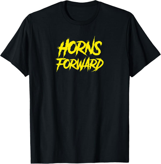 Horns Forward Brahmas San Antonio Football Tailgate T-Shirt - T-Shirt | Black