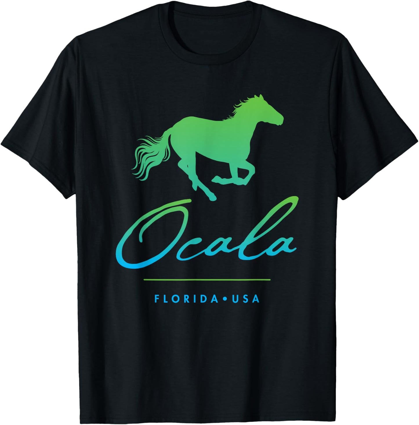 Ocala Florida T-Shirt - T-Shirt | Black
