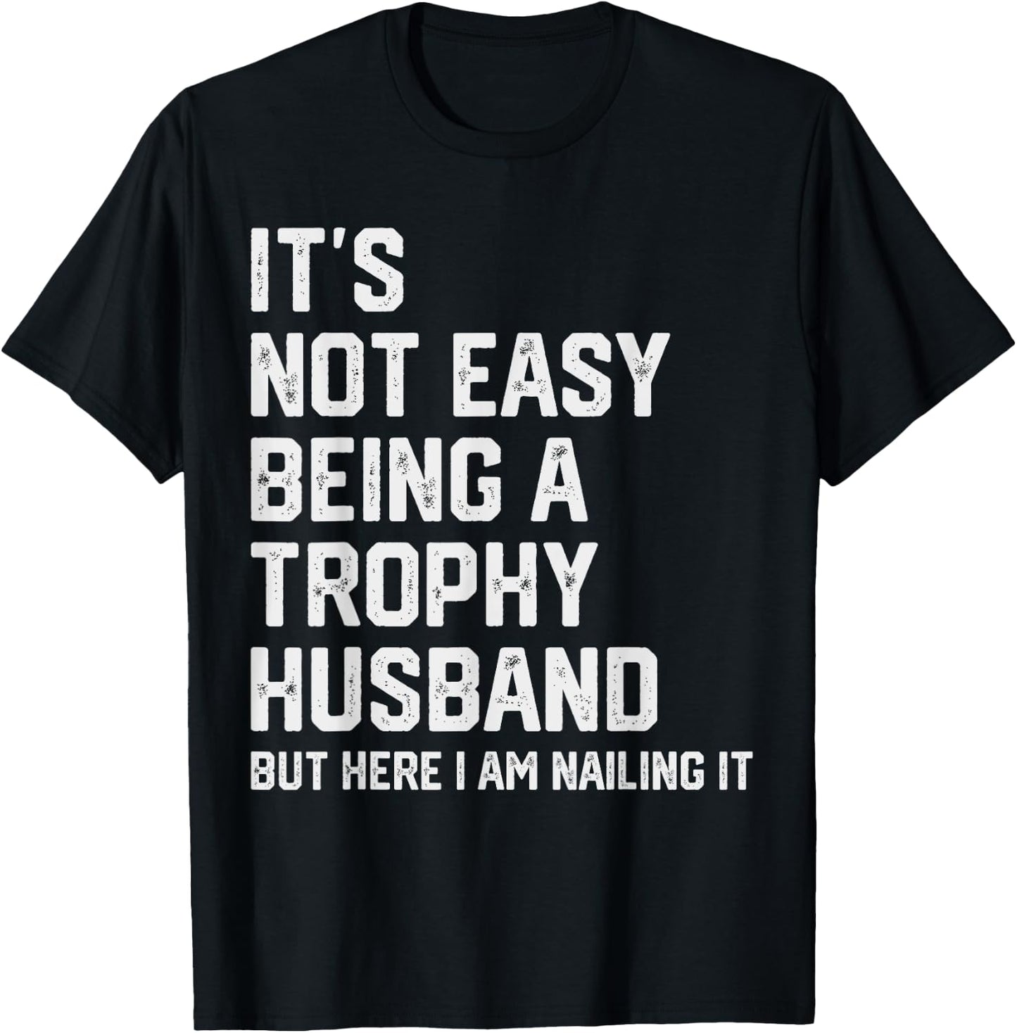 Funny Husband Wife Marriage Anniversary - Men's Vintage Humorous Modern - Black - Small - Short Sleeve T-Shirt - T-Shirt | Black