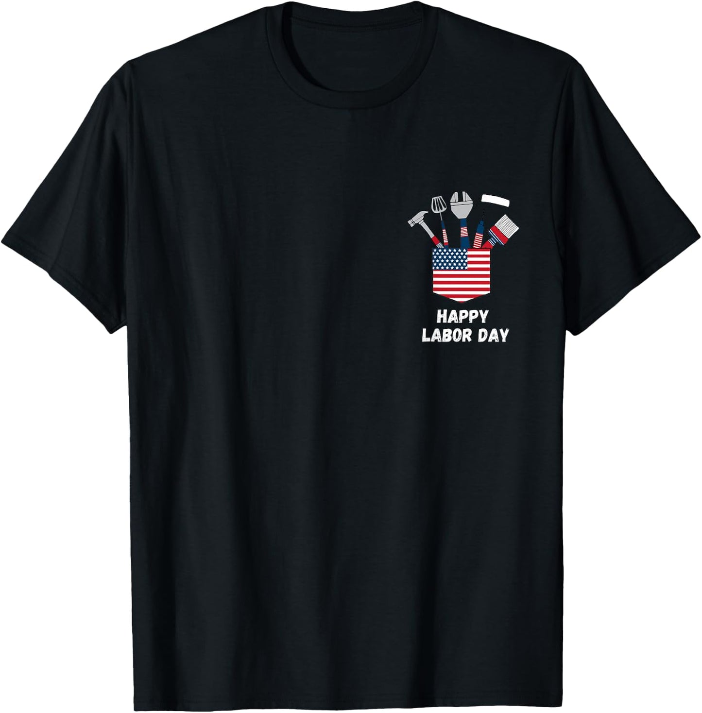 Happy Labor Day Union Worker Celebrating my first Labor Day T-Shirt - T-Shirt | Black