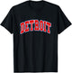 Detroit Hometown Pride - Throwback Design - Classic T-Shirt - T-Shirt | Black