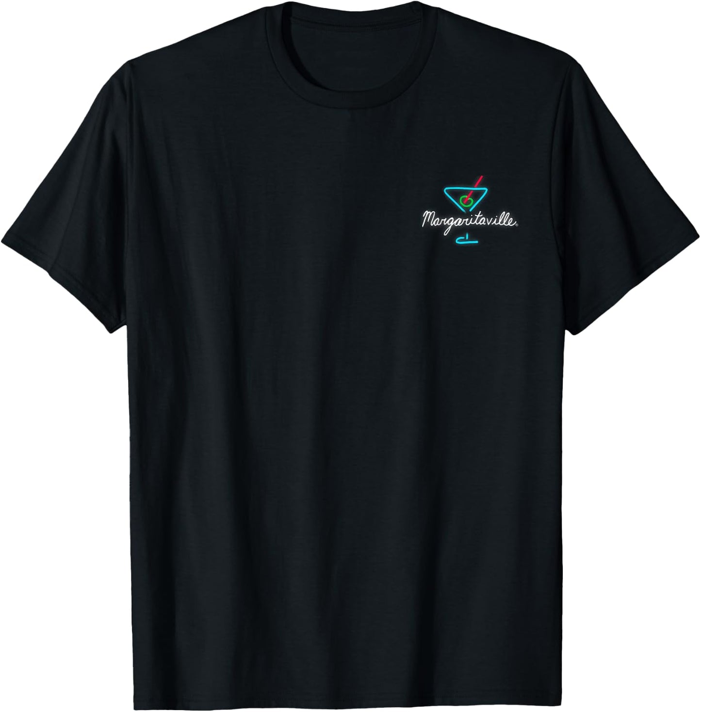 It's 5 O'clock Somewhere Neon Sign T-Shirt - T-Shirt | Black
