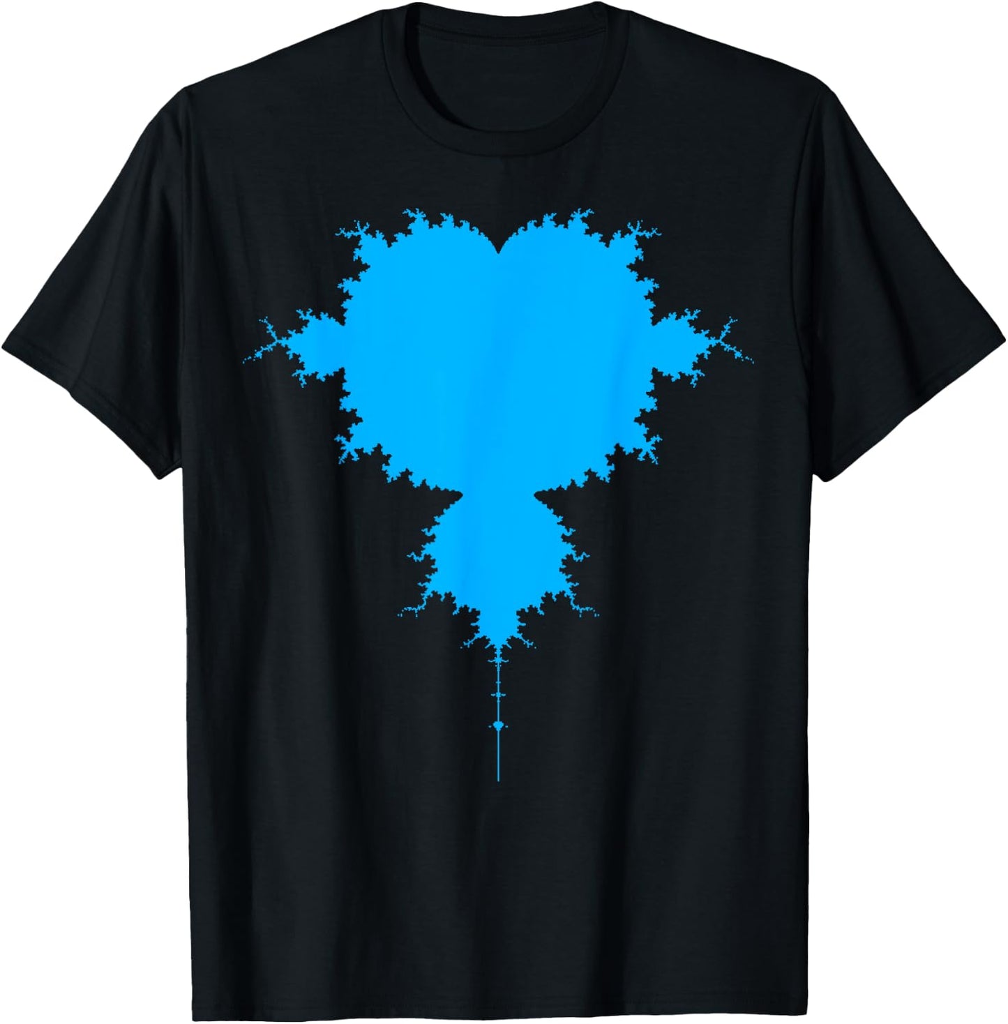 Nerdy Mandelbrot Fractal Chaos Physics Math Teacher Gift T-Shirt - T-Shirt | Black