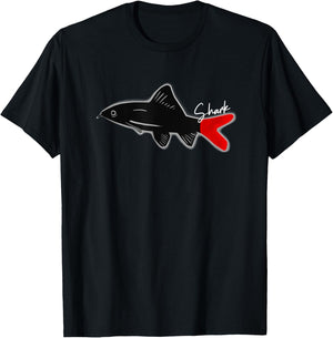 Red Tailed Shark Aquarium Fish Tank Keepers T-Shirt - T-Shirt | Black