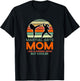 Martial Arts Mom Vintage Retro Apparel For Mothers T-Shirt - T-Shirt | Black