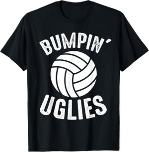 Volleyball Bumpin Uglies Beach Game Player Team Sports T-Shirt - T-Shirt | Black