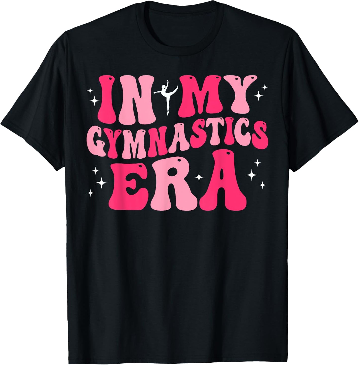 In My Gymnastics Era Funny Gymnast Gymnastic T-Shirt - T-Shirt | Black
