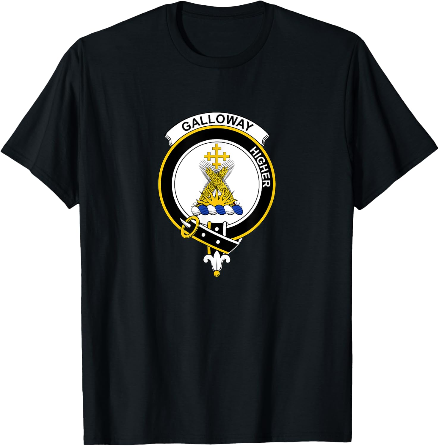 Galloway Coat of Arms - Family Crest T-Shirt - T-Shirt | Black