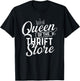 Queen of The Thrift Store - Thrifter Thrifting T-Shirt - T-Shirt | Black
