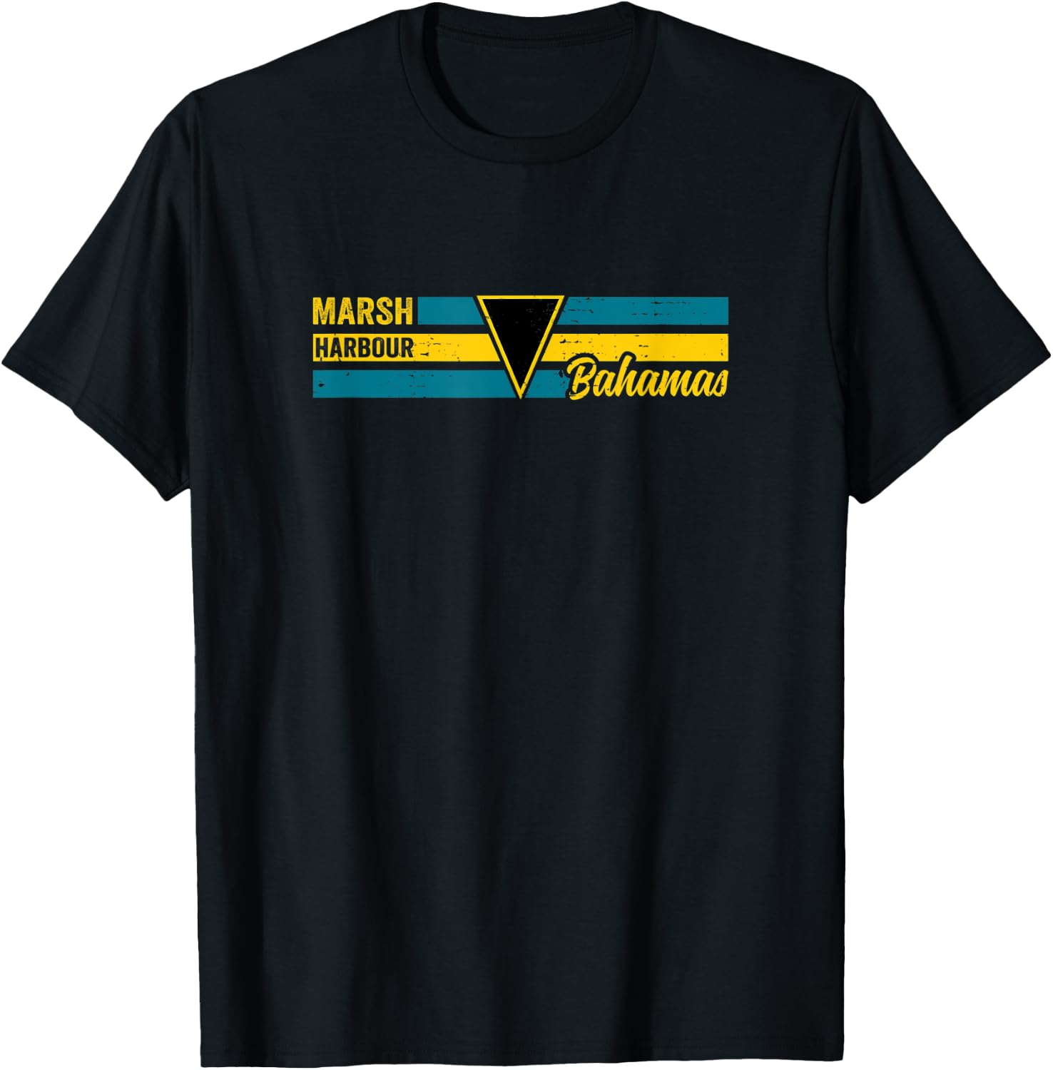 Marsh Harbour Bahamas T-Shirt - T-Shirt | Black