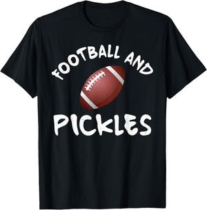Football and Pickles T-Shirt - T-Shirt | Black
