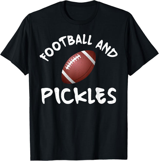 Football and Pickles T-Shirt - T-Shirt | Black