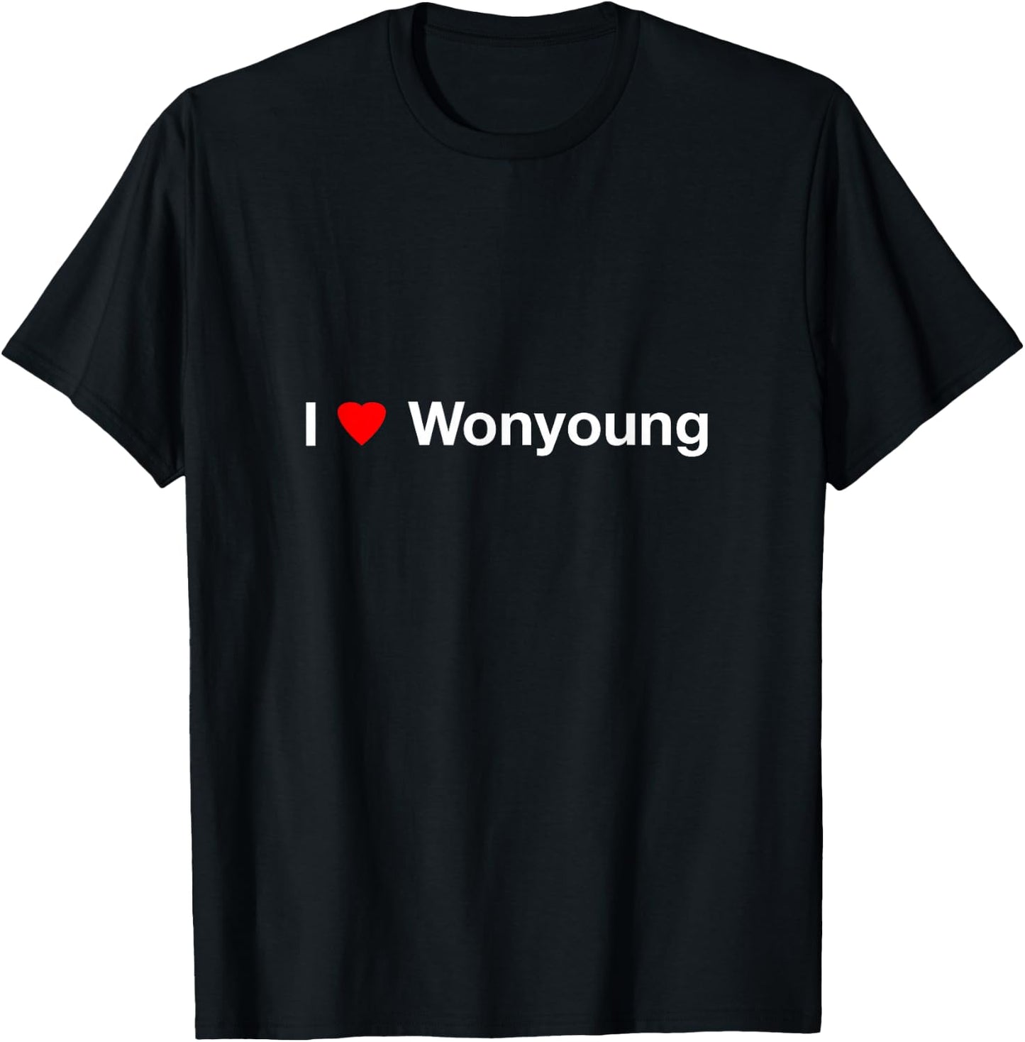 I Heart Wonyoung T-Shirt - T-Shirt | Black