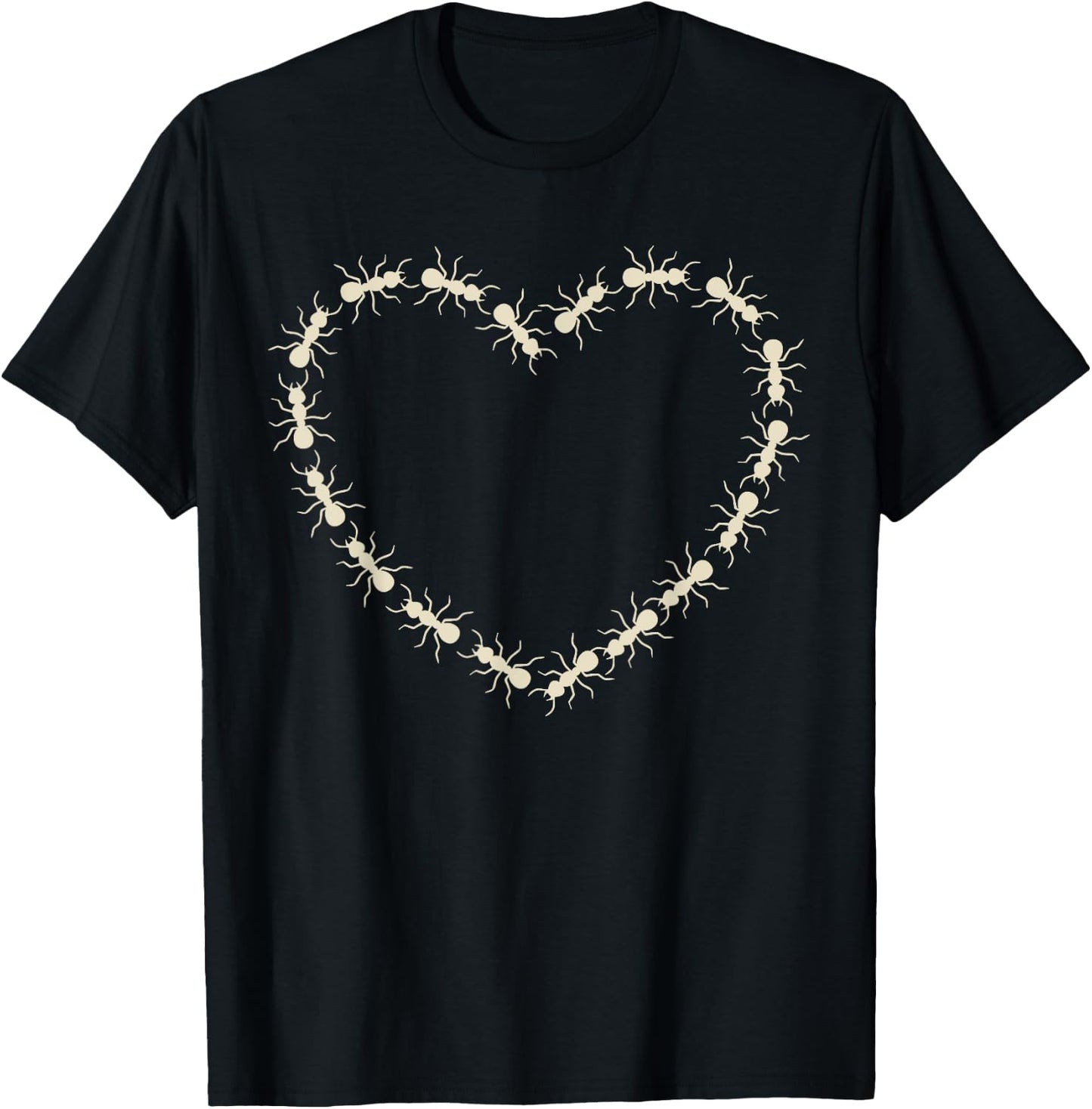 cute girl and women Ants Insects Ant Keeping T-Shirt - T-Shirt | Black