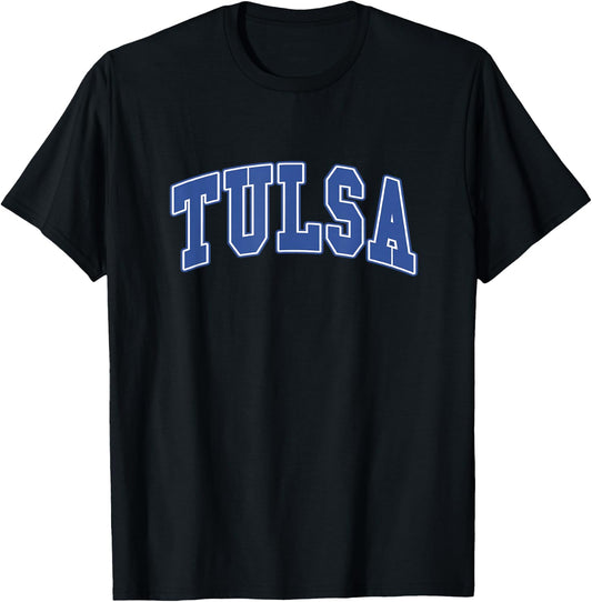 Tulsa - Hometown Pride - Throwback Design - Classic T-Shirt - T-Shirt | Black