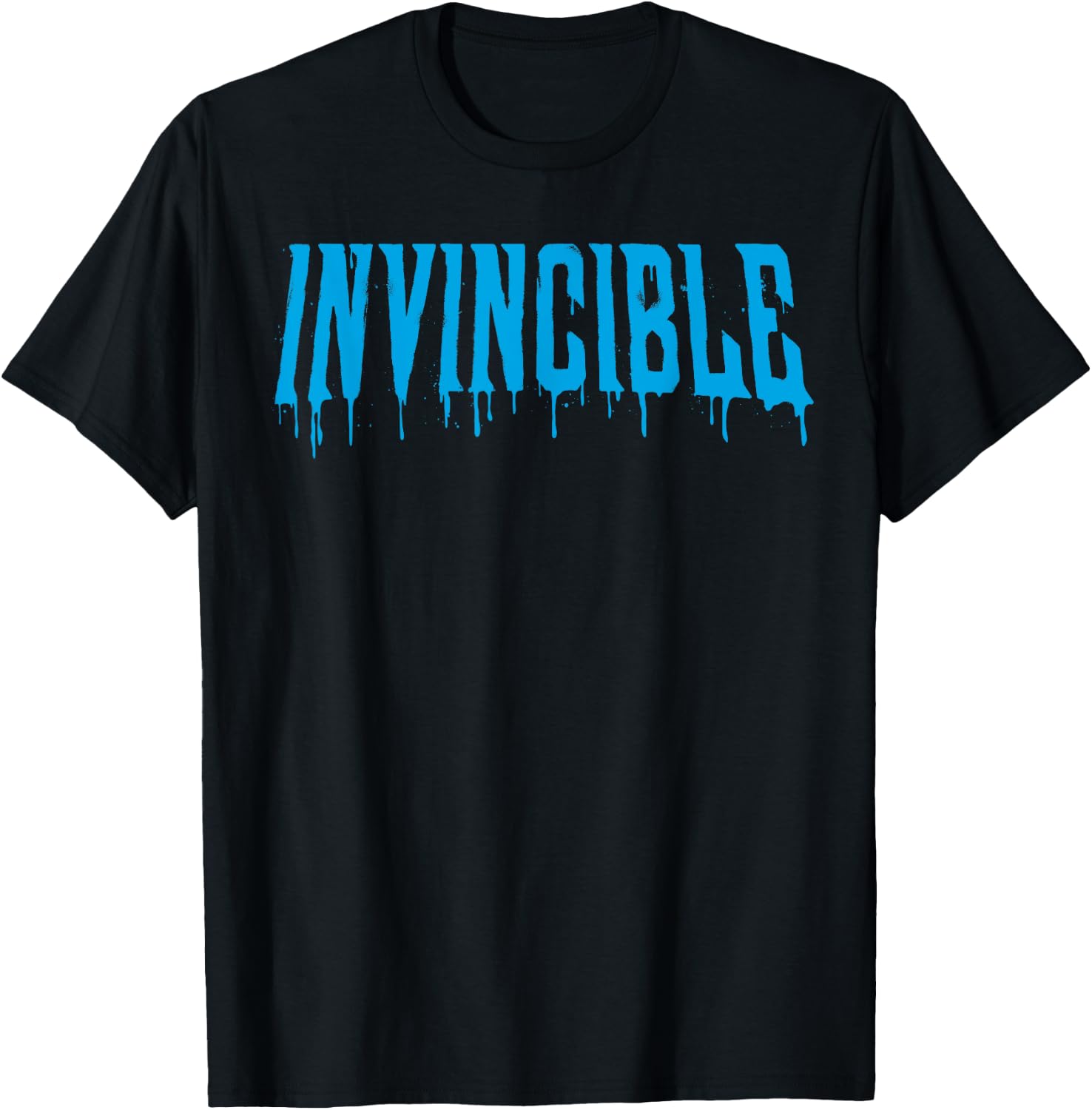 Invincible - Paint Drip Logo T-Shirt - T-Shirt | Black