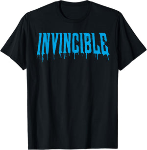 Invincible - Paint Drip Logo T-Shirt - T-Shirt | Black