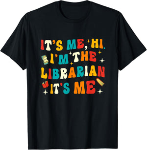 Funny Librarian Gifts Library Funny Librarian T-Shirt - T-Shirt | Black