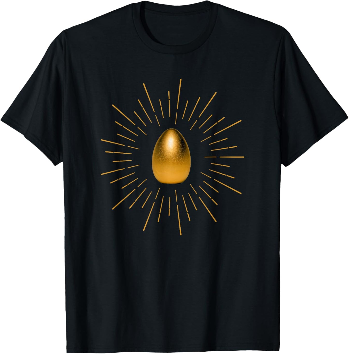 Golden Egg Easter, funny egg T-Shirt - T-Shirt | Black
