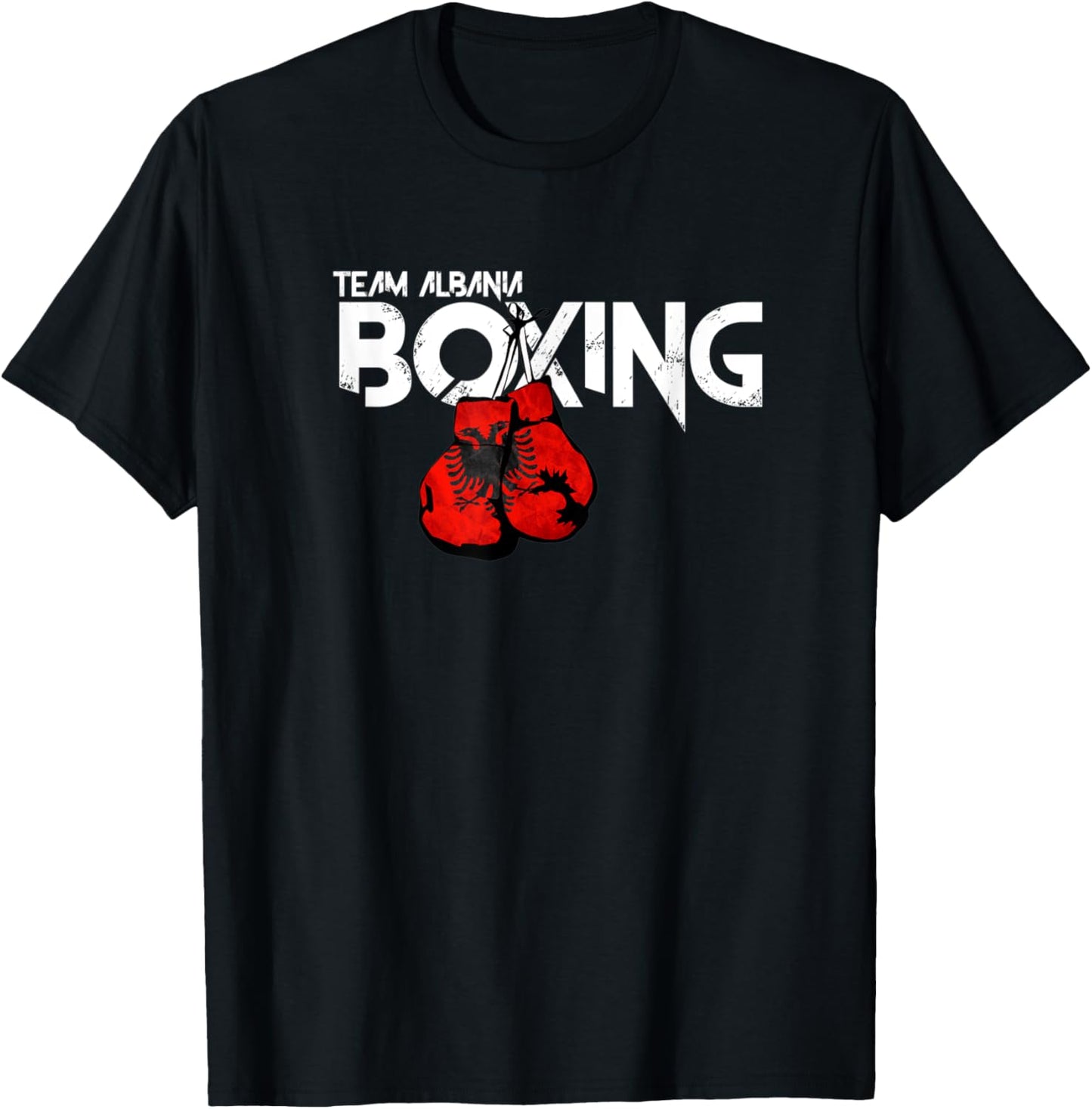 Albania Team Boxing T-Shirt - T-Shirt | Black