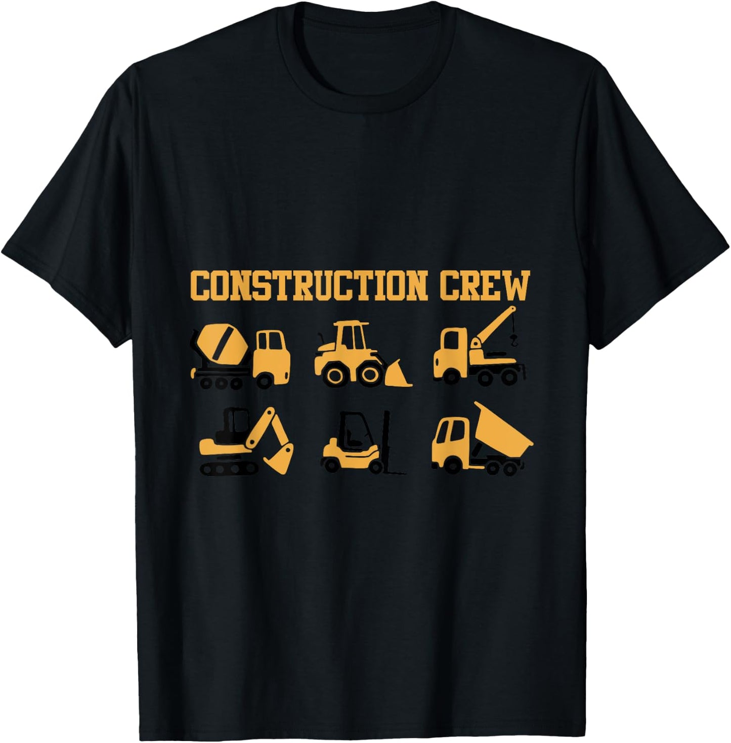 Construction Crew Concrete Worker Costume Concrete Fans T-Shirt - T-Shirt | Black