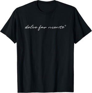 Dolce Far Niente #13 - Peaceful Vacation T-Shirt - T-Shirt | Black