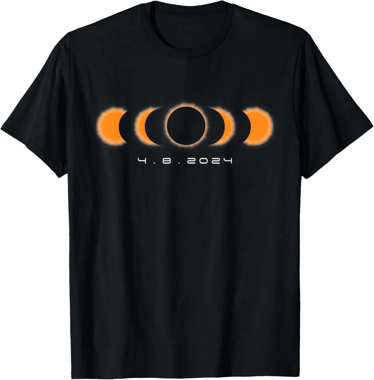 Total Solar Eclipse 2024 T-Shirt - T-Shirt | Black