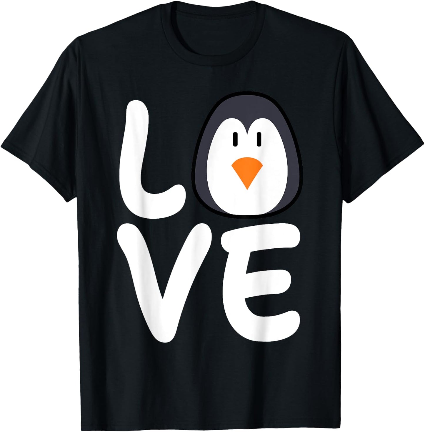 LOVE Penguins Shirt | Penguin Lover Shirt | Cool Penguin T-Shirt - T-Shirt | Black