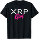 XRP Cryptocurrency - XRP Girl - Crypto Currency - XRP T-Shirt - T-Shirt | Black