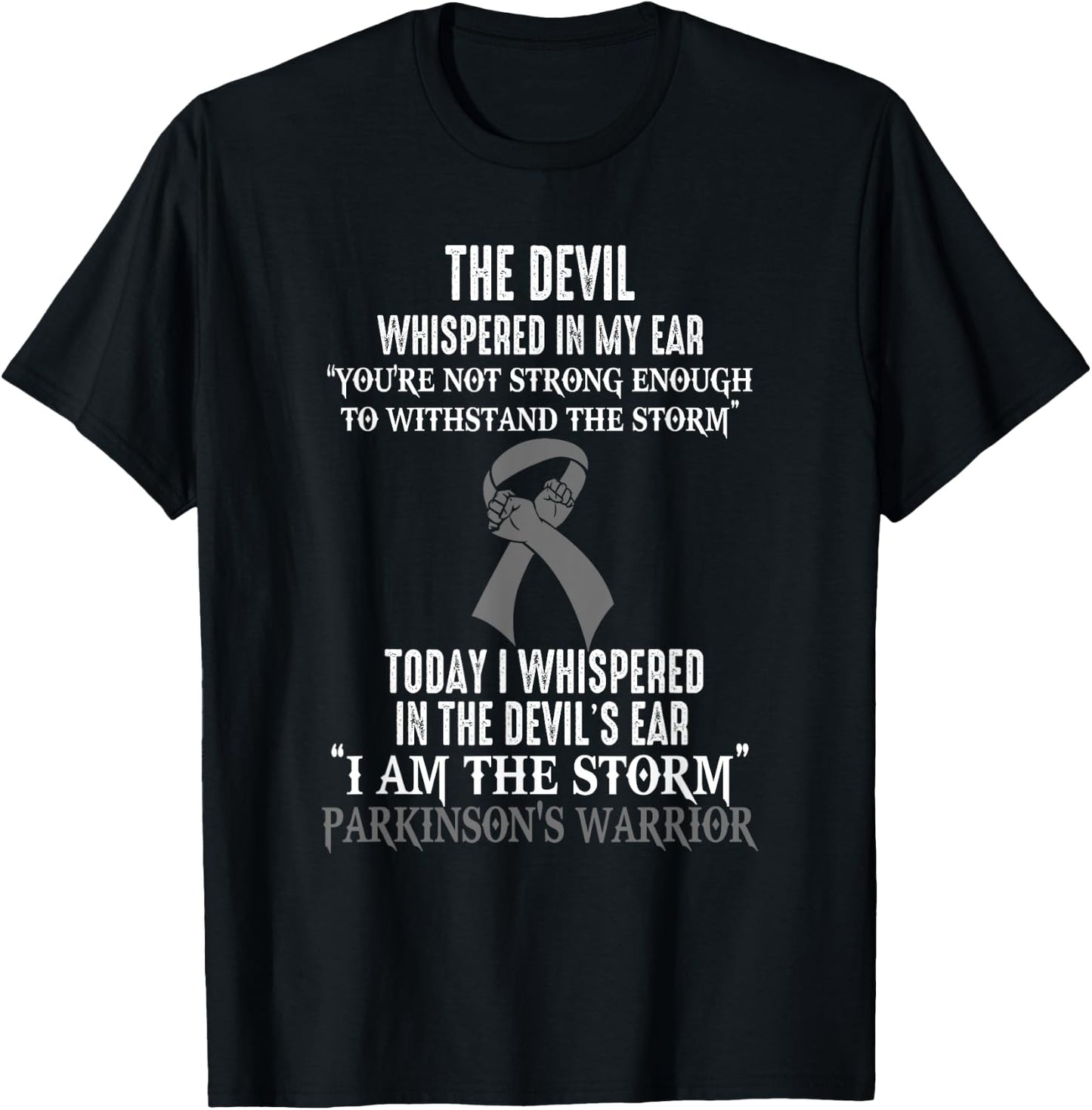 I Am The Storm Parkinson'S Awareness Warrior T-Shirt - T-Shirt | Black